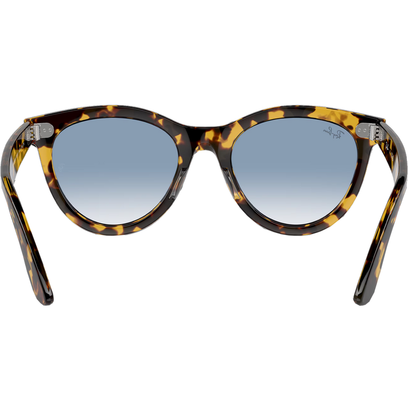 Wayfarer Way - Polished Yellow Havana/Clear & Blue, Ray Ban Wayfarer Way - Polished Yellow Havana/Clear & Blue back lens
