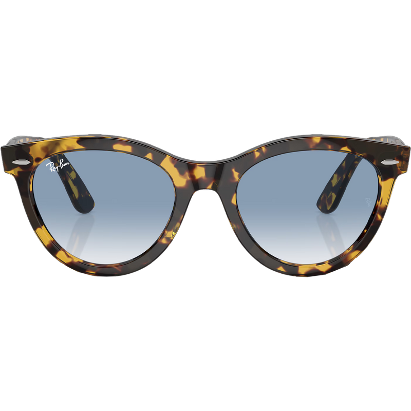 Wayfarer Way - Polished Yellow Havana/Clear & Blue, Featured Image