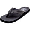 Flojos Men's Tango Flip Flop in Black/Grey front left