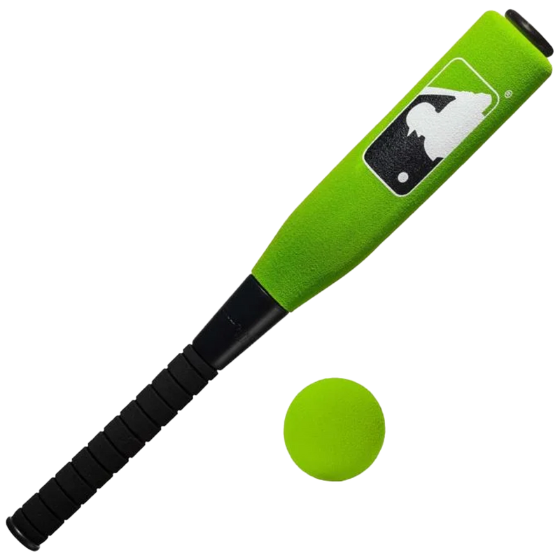 MLB Oversized Foam Bat & Ball, Franklin Sports MLB® Oversized Foam Bat And Ball 3/4 view