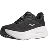 Hoka Men's Bondi 9 in Black/White front left 