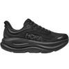 Hoka Women's Bondi 9 in Black/Black right profile