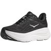 Hoka Women's Bondi 9 in Black/White front left