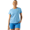 Rabbit Women's Race Pace Tee in Azure Blue