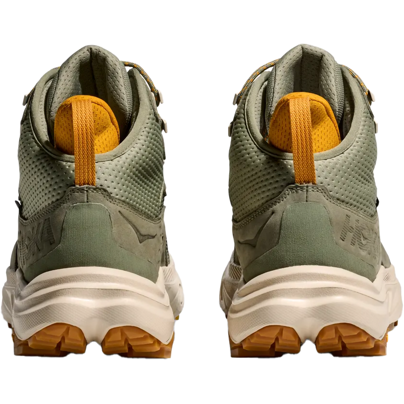 Men's Anacapa 2 Mid GTX, Hoka Men's Anacapa 2 Mid GTX in SMLK-Sea Moss/Oat Milk pair back