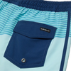 Quiksilver Youth Surfsilk Tijuana Volley in 435 Island Waters back pocket