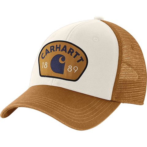 Men's Canvas Mesh-Back 1889 Patch Cap