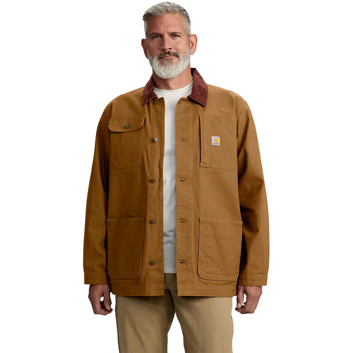 Men's Rugged Flex Duck Loose Fit Chore Coat alternate view