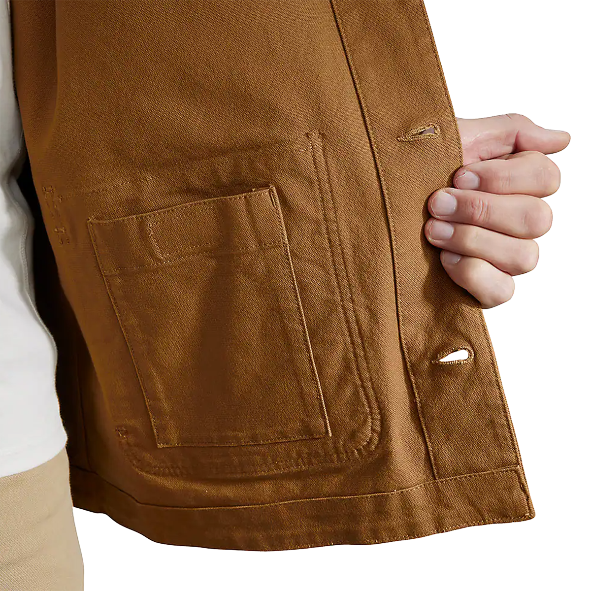 Men's Rugged Flex Duck Loose Fit Chore Coat alternate view