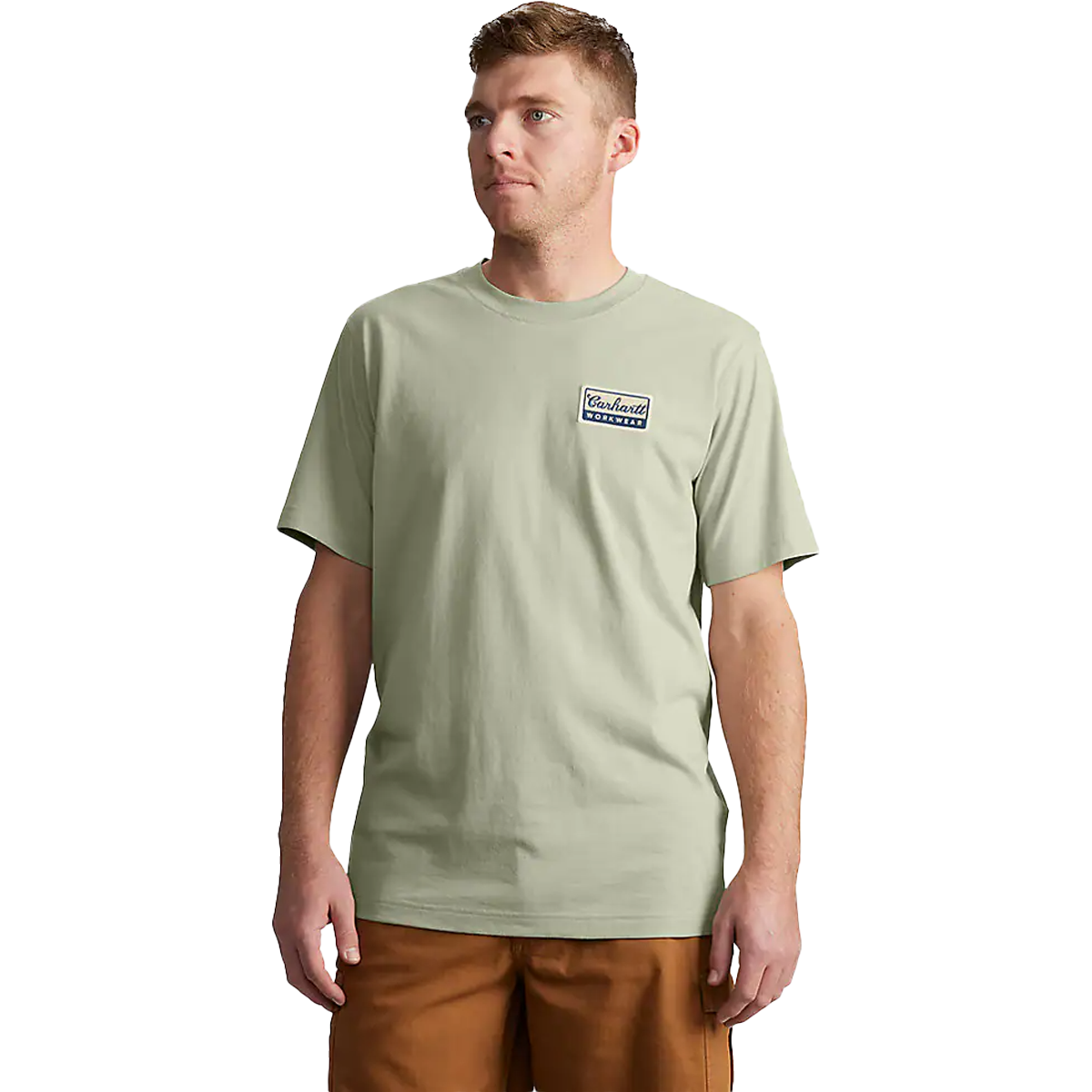 Men's Leightweight Short Sleeve Script Patch T-Shirt alternate view