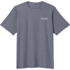 Vuori Men's Uluwatu UPF Short Sleeve in Charcoal Heather