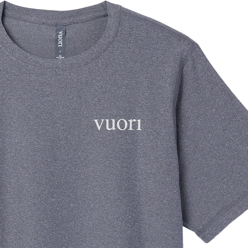 Men's Uluwatu UPF Short Sleeve, Vuori Men's Uluwatu UPF Short Sleeve Front Logo