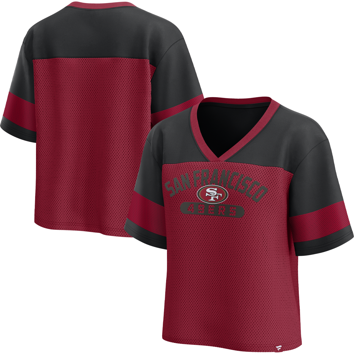 Women's 49ers Homeschool Jersey Poly Short Sleeve alternate view