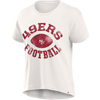 Fanatics Women's 49ers Football Home Cotton Modal Short Sleeve in Vintage White