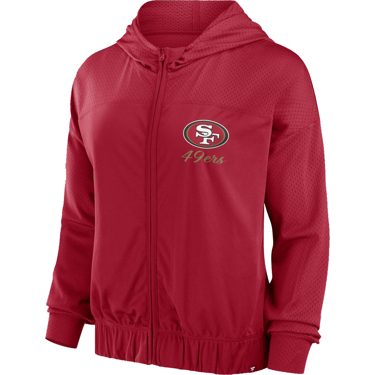 Women's 49ers Script Lock Full-Zip Hood alternate view