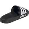 Adidas Adilette Shower Slides in Black/White back right