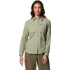 Columbia Women's Skien Valley Long Sleeve Shirt in Safari
