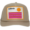 Friday Feelin California Stripes Trucker in Tan