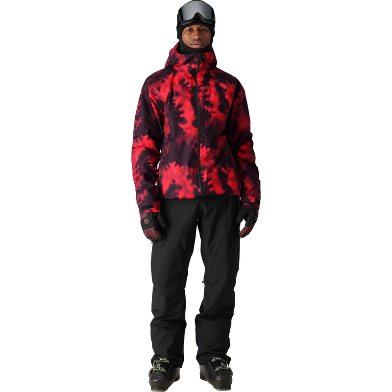 Men's Gateway Jacket, 686 Men's Gateway Jacket in RDNB-Red Nebula front full length