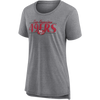 Fanatics 49ers Up The Middle Triblend SS Tee in Athletic Grey