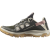 Salomon Women's Techamphibian 5 in Peat/Rainy Day/Hyma Pink inside right profile