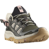 Salomon Women's Techamphibian 5 in Peat/Rainy Day/Hyma Pink front right