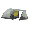 The North Face Wawona 6P Y10-Agave Green/Asphalt Grey with rainfly door unzipped