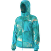 The North Face Women's Higher Run Wind Jacket in Galactic Blue Prisms