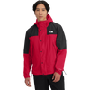 The North Face Men's Mountain Wind Jacket in KZ3-TNF Red/TNF Black on model front