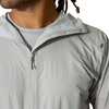Rab Men's Phantom Jacket in LZN-Light Zinc front zipper