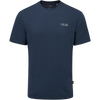 Rab Men's Crimp Logo Tee in TMB-Tempest Blue