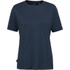 Rab Women's Crimp Logo Tee in TMB-Tempest Blue