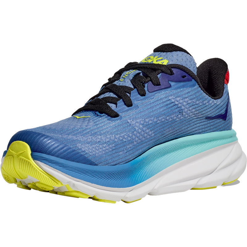 Youth Clifton 9, Hoka Youth Clifton 9 3/4 view