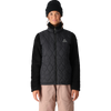 686 Women's Smarty 3-in-1 Spellbound Jacket in BLTX-Black Textue mid layer