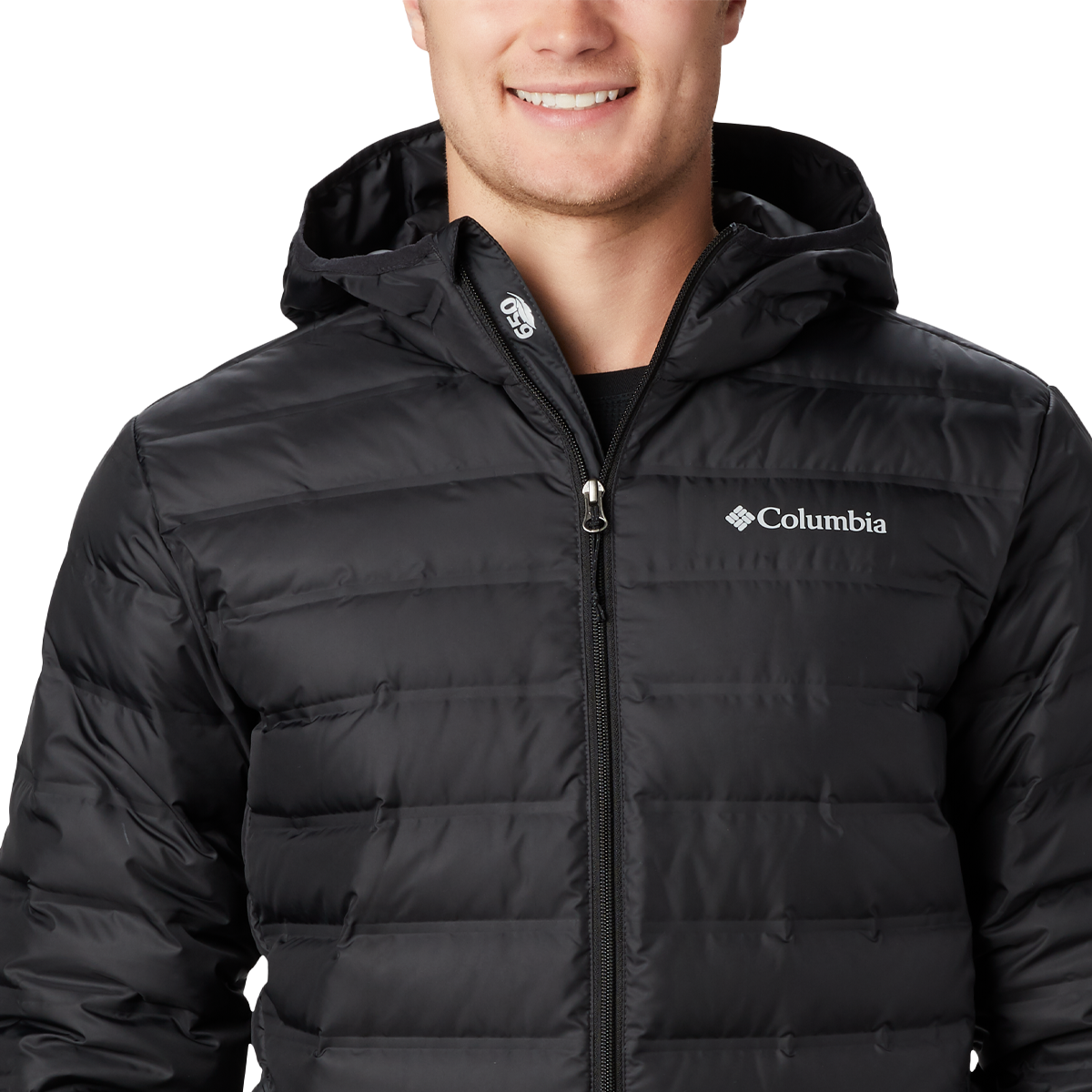 Columbia Lake 22 Down Hooded Jacket Black M