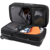 DaKine Split Roller 85L in Black unzipped  and packed