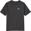 Patagonia Men's Applied Imagination Organic T-Shirt in INBK-InkBlack