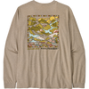 Patagonia Men's Long Sleeve Trailseekers Responsibili-Tee in Seabird Grey