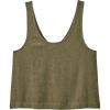Patagonia Women's Garden Island Top in Whole Weave River Rock Green 