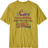 Patagonia Men's Aquatic Action Organic T-Shirt in Shell Society Bundle Green
