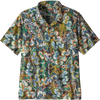 Patagonia Men's Tidal Threads Camp Shirt in Undersea: Ink Black