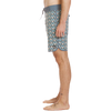Quiksilver Surfsilk Scallop 19" Boardshorts in JDG Jade Grey left