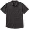 Roark Men's Made to Fade Short Sleeve Woven in Washed Slate