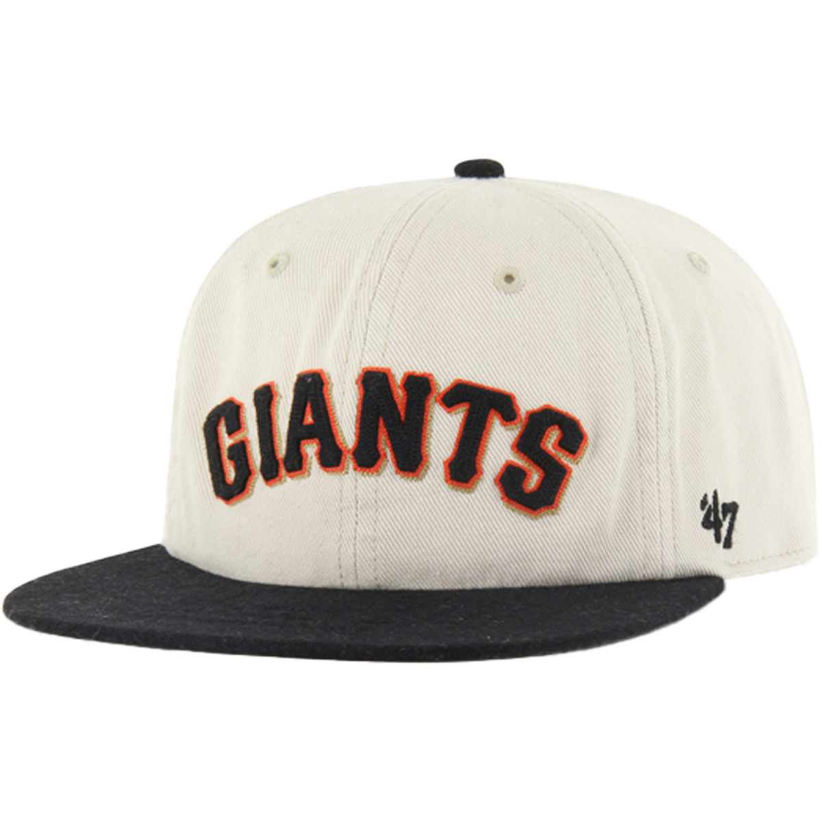thumbnail image 2 of 47 Brand Men's San Francisco Giants Captain Snapback – Grey – Official MLB Cap 2 of 4