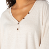 Roxy Women's Weekend Story Long Sleeve Neckline