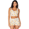 Roxy Women's Dream On Tank in Gold Haze Vintage Geo Floral