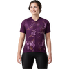 Pearl Izumi Women's Classic Jersey in ADM-Dark Violet/Gold Wildflower on model front