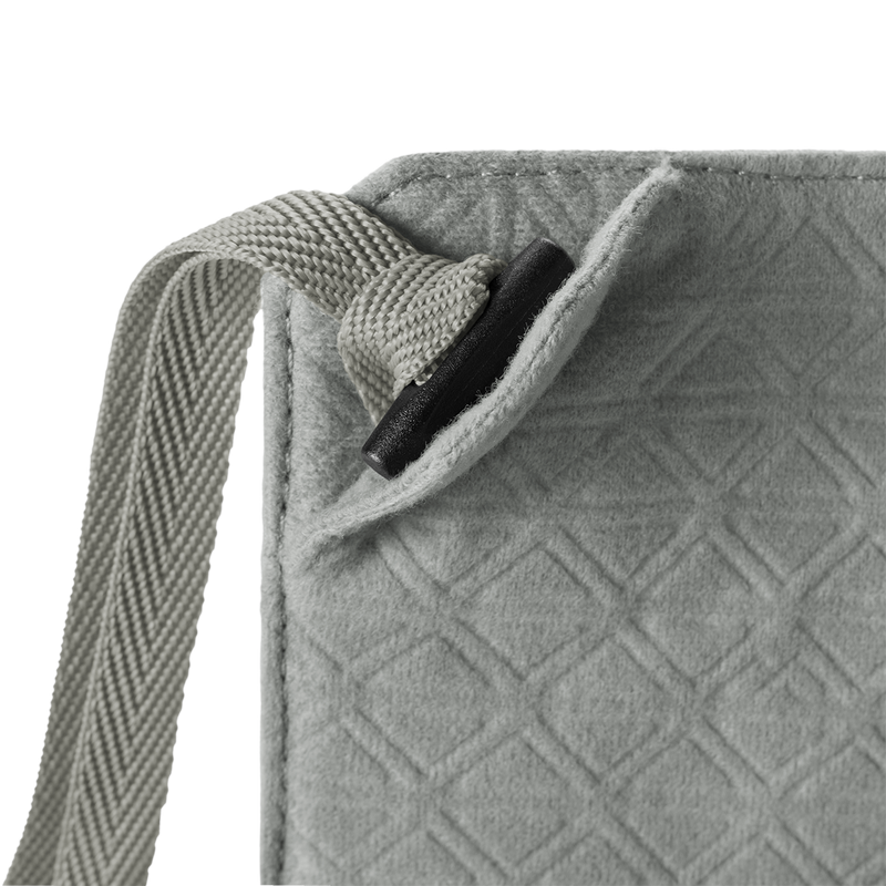 Undercover RFID Neck Wallet, Eagle Creek Undercover RFID Neck Wallet in 367 Storm Grey front strap