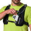 Nathan Quick Start 3.0 4L in Black/Reflective Silver front pockets