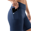 Rabbit Women's Speed Leggy 7" in 400-Dress Blues right pocket